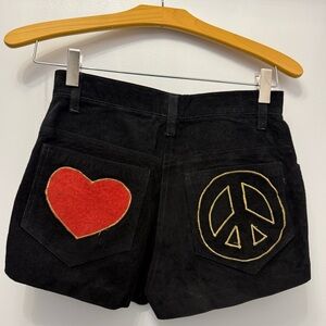 Vintage suede Women's Shorts